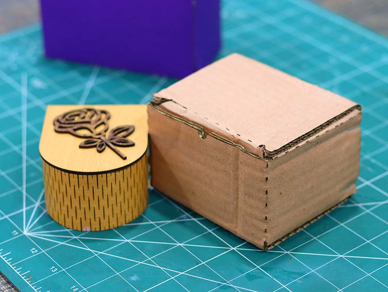 Laser Cut Cardboard Box Packing Box Template Vector File