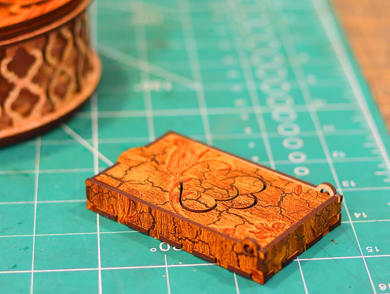 Laser Cut Wooden Small Special Gift Box Birthday Gift Box 3mm Vector File