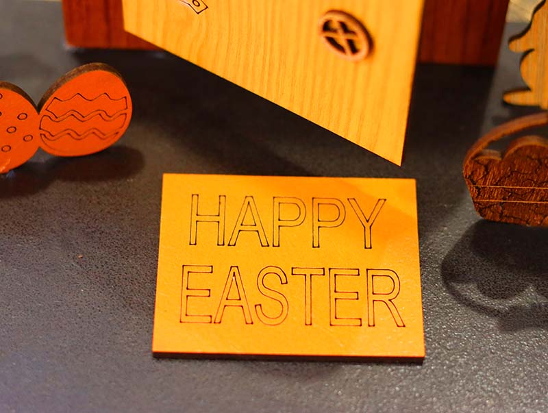Laser Cut Easter Decoration 3D Puzzle Bunny Decor Kit Toy 3mm Vector File