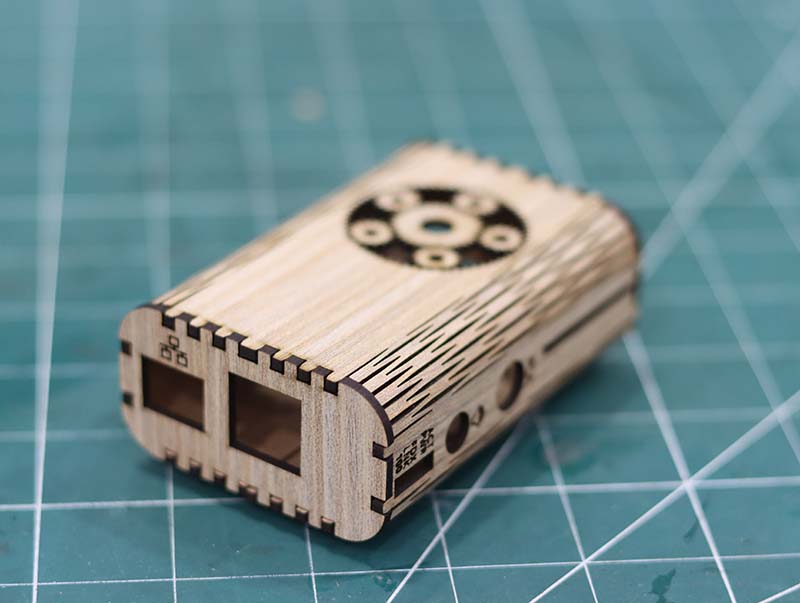 Laser Cut Flex Flexible Raspberry Pi Wooden Case Free Vector File