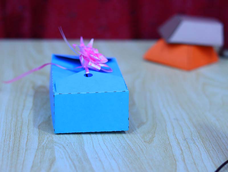 Laser Cut Paper Gift Box Design Craft Paper Box Template Free Vector