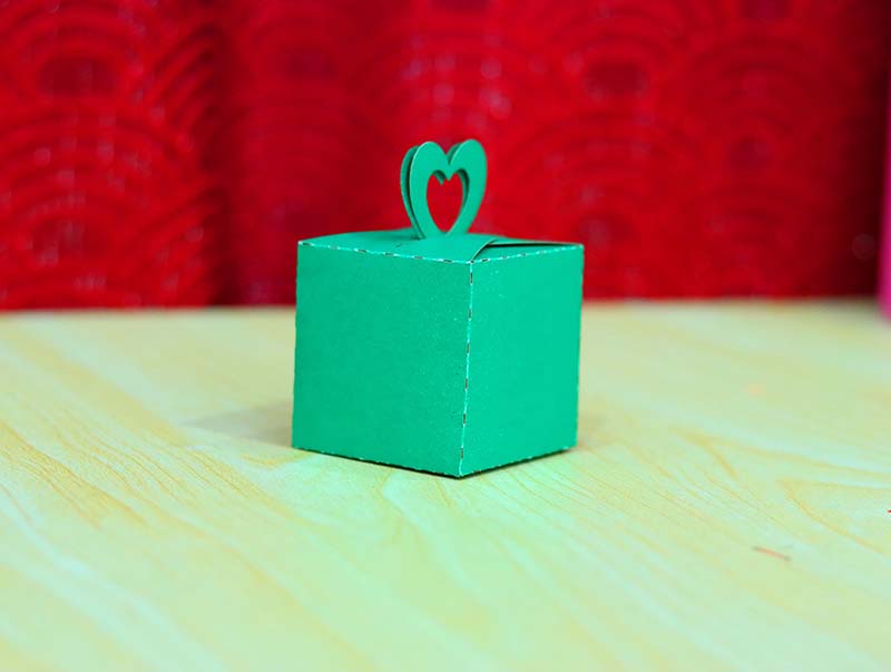 Laser Cut Paper Box Heart Gift Craft Box Origami Box Packaging Box Vector File