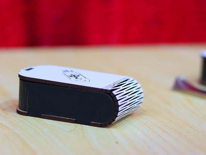 Laser Cut USB Box Flash Drive Wooden Case Box Idea 3mm Vector File