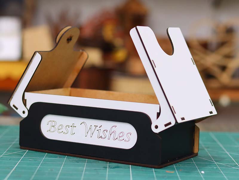 Laser Cut Gift Box Jewelry Box Template Birthday Box 3mm Free Vector