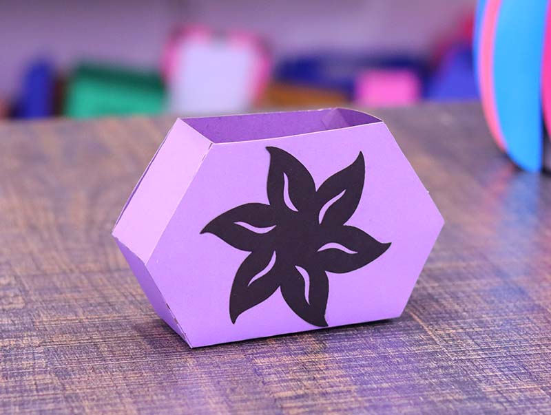 Laser Cut Flower Pot Craft Paper Flower Holder Vector File