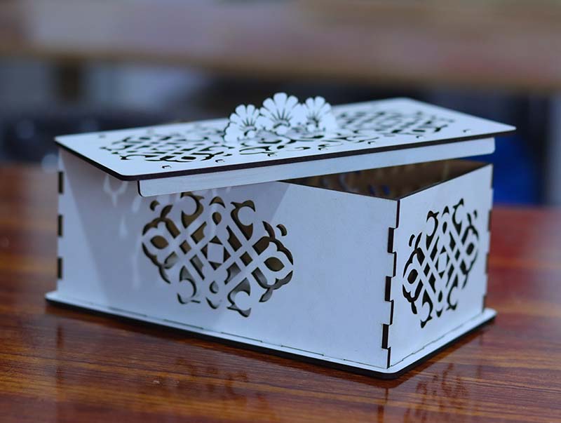 Laser Cut Jewelry Box Template Wooden Gift Box 3mm Vector File