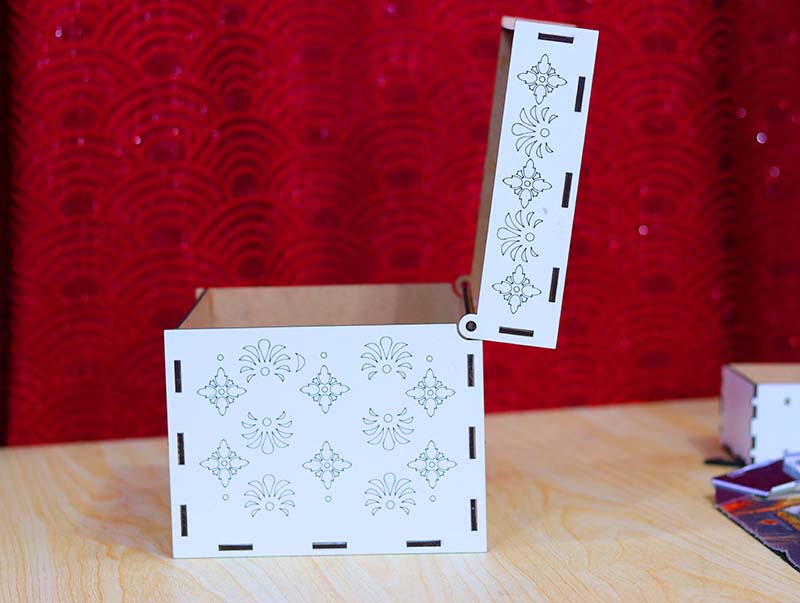 Laser Cut Jewerly Box Storage Box Gift Box 3mm Vector File