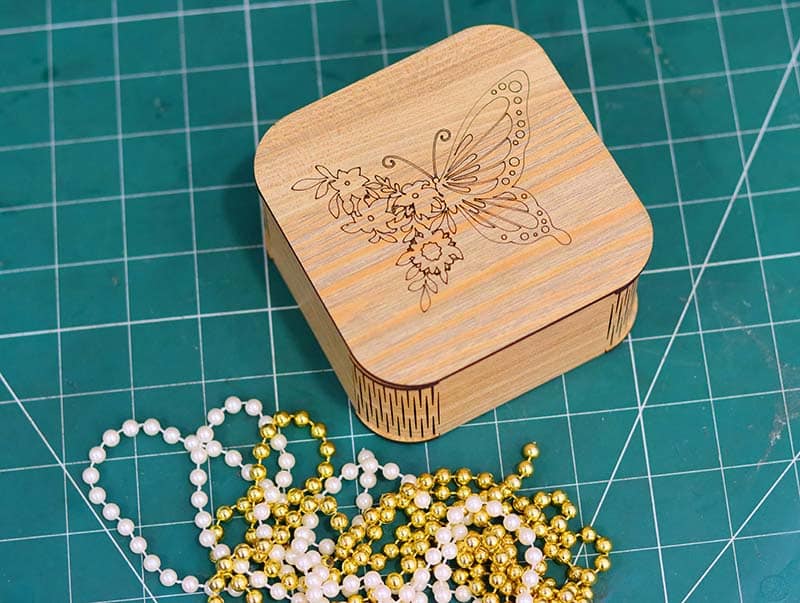 Laser Cut Jewelry Box Template 3mm Vector File