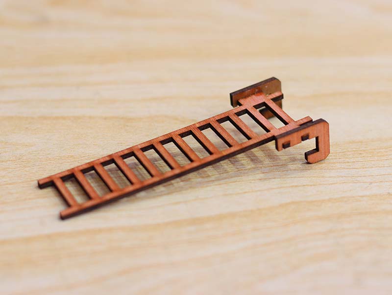 Laser Cut Ladder Toys Template 3mm Vector rIfle