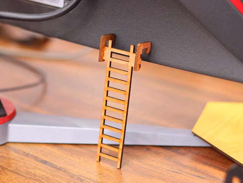 Laser Cut Ladder Toys Template 3mm Vector rIfle