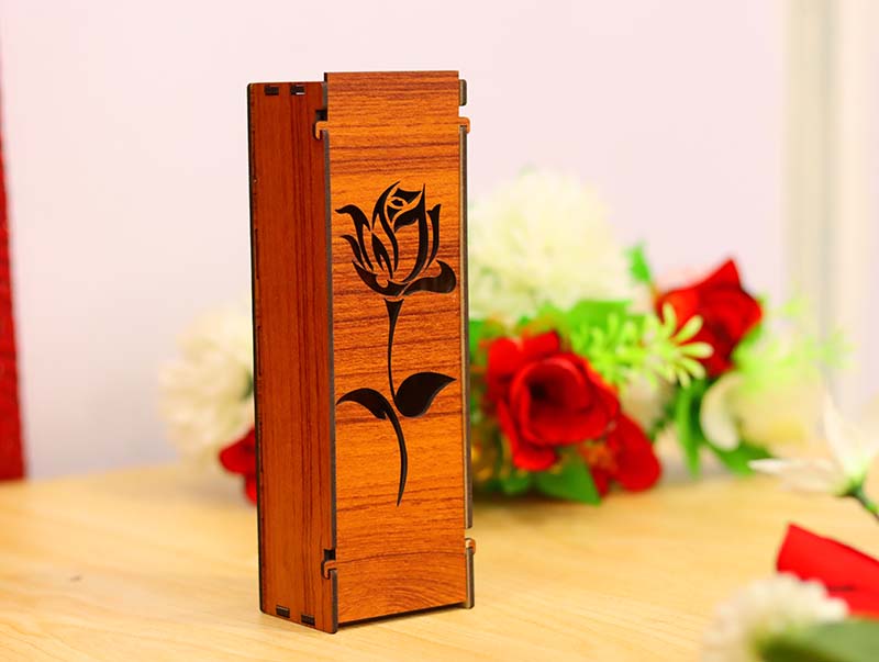 Laser Cut Gift Box Template Chocolate Box Design 3mm Vector File