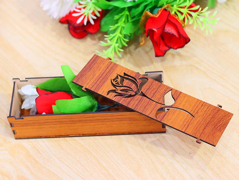 Laser Cut Gift Box Template Chocolate Box Design 3mm Vector File