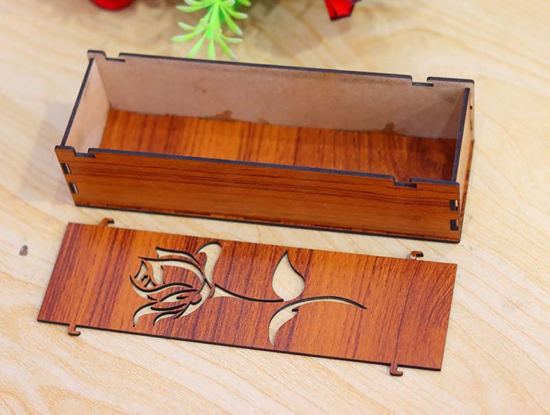 Laser Cut Gift Box Template Chocolate Box Design 3mm Vector File