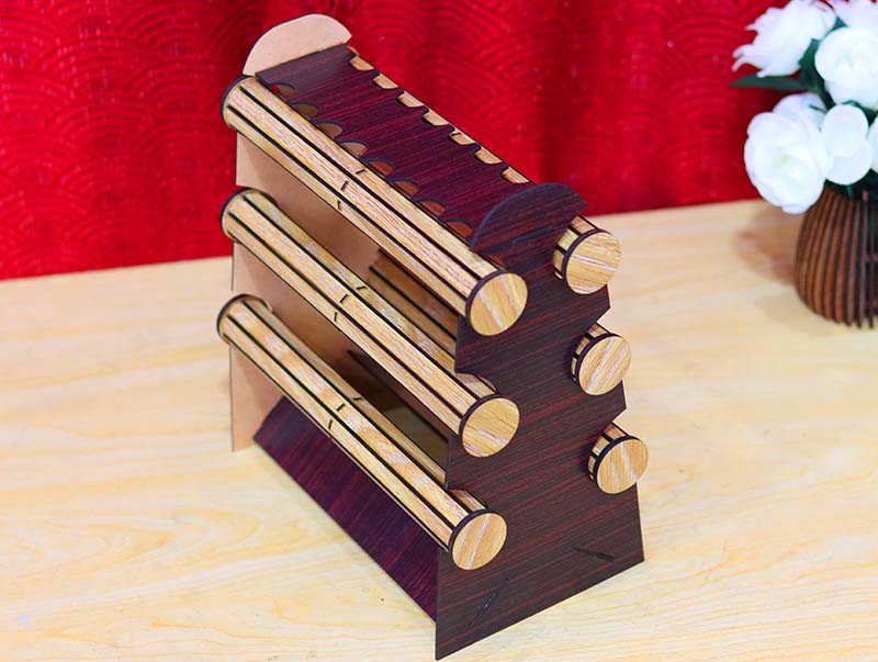 Laser Cut Bracelet Holder Jewelry Display Stand Bangle Stand 3.5mm