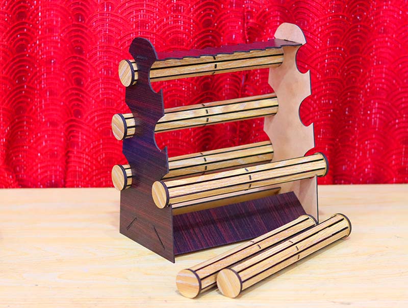 Laser Cut Bracelet Holder Jewelry Display Stand Bangle Stand 3.5mm