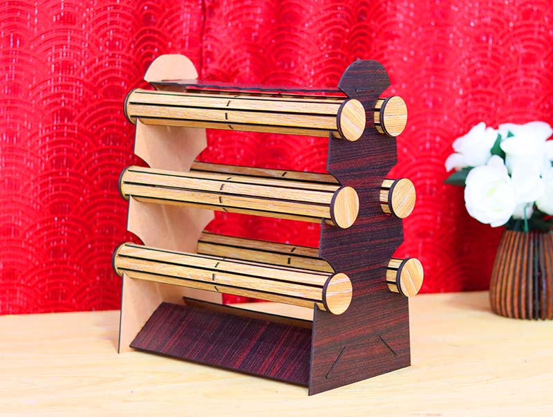 Laser Cut Bracelet Holder Jewelry Display Stand Bangle Stand 3.5mm