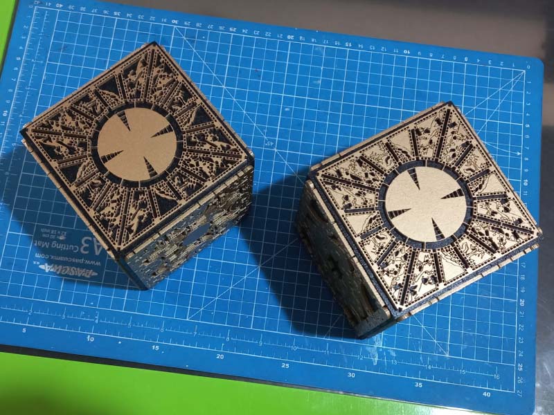 Laser Cut Hellraiser Jewelry Box Gift Box Template Vector File
