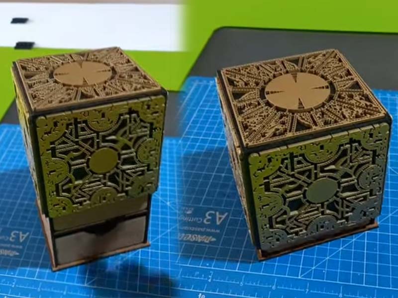 Laser Cut Hellraiser Jewelry Box Gift Box Template Vector File