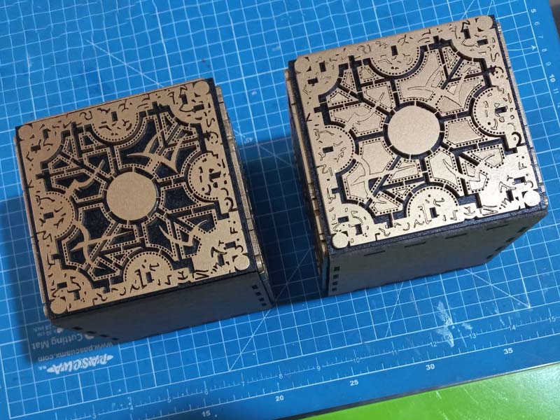 Laser Cut Hellraiser Jewelry Box Gift Box Template Vector File