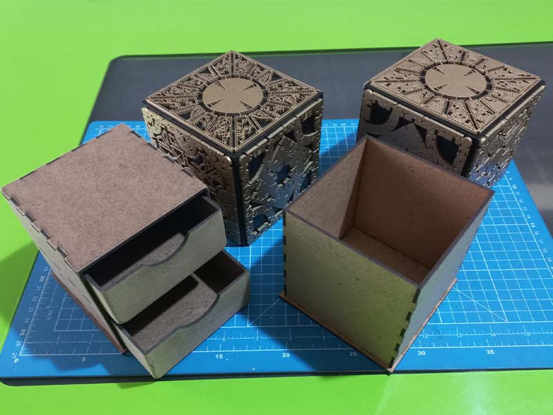 Laser Cut Hellraiser Jewelry Box Gift Box Template Vector File