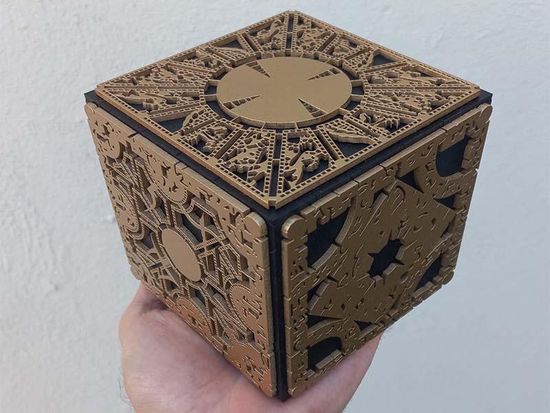 Laser Cut Hellraiser Jewelry Box Gift Box Template Vector File