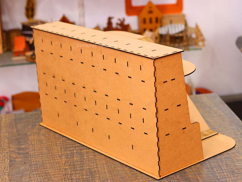 Laser Cut Garage Toy Car Parking Building Model Miniature Car Garage