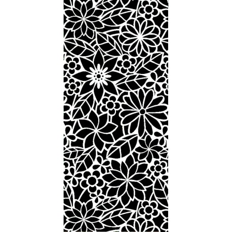 Abstract Floral Design Pattern Free Vector DXF File