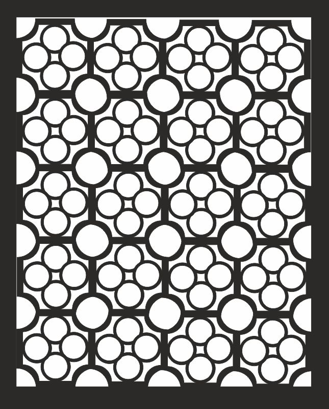 Abstract Round Jali Design Pattern Free CDR Vectors File
