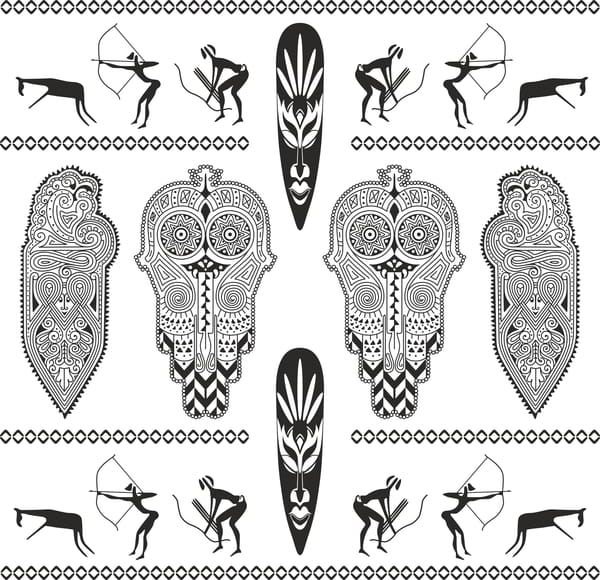 Africa Totem Vector Pack CDR File