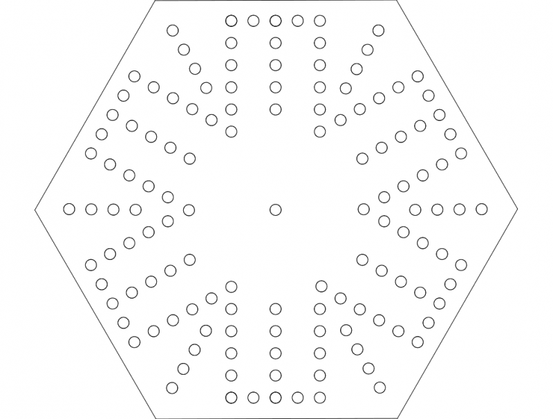 Aggravation Game Template DXF File
