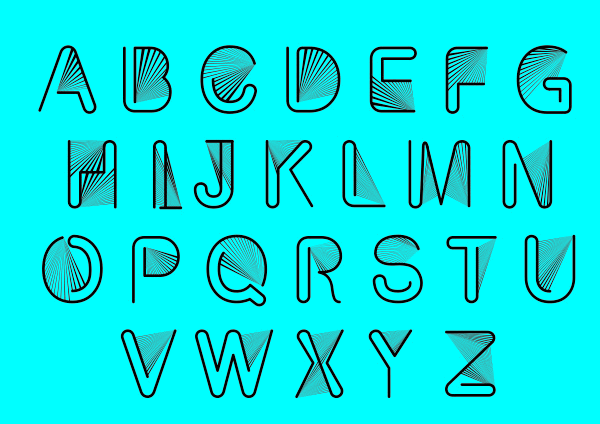 Alphabet Charactor A to Z Free Vector File