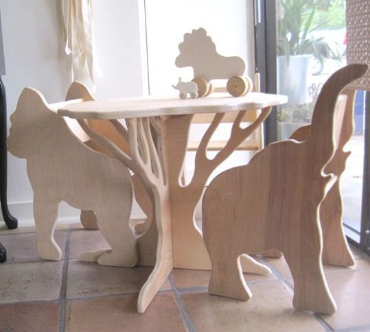 Animal Chairs CNC Laser Cut Free CDR Vectors File