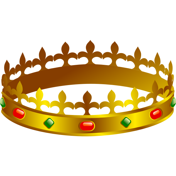 Anonymous Gold Crown SVG File