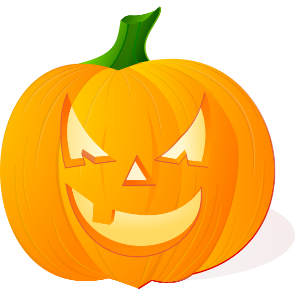 Anonymous Pumpkin Vector SVG File