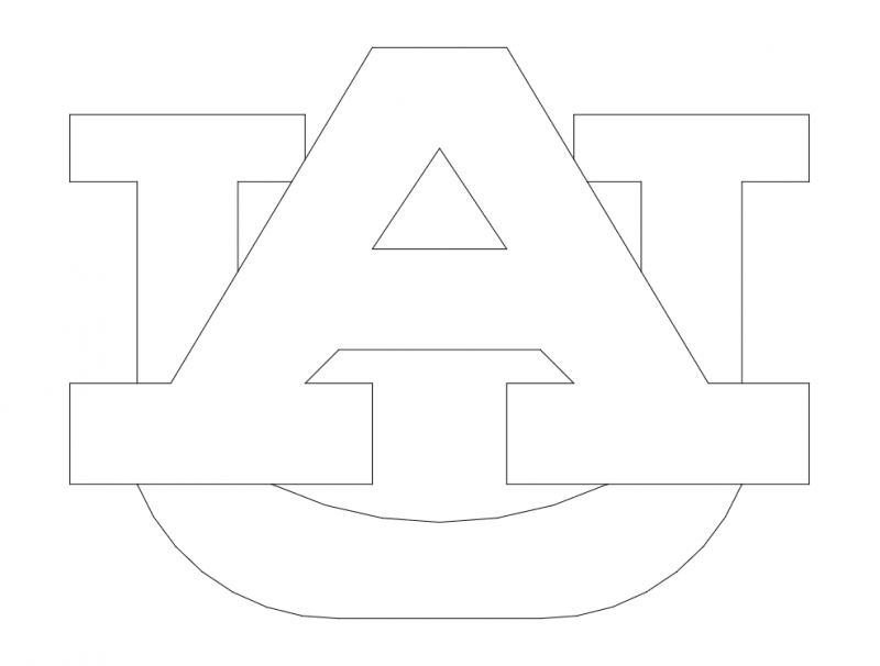 Auburn Logo DXF File