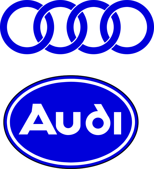 Audi Blue Logo Emblem Design Free Vector Ai and CDR File