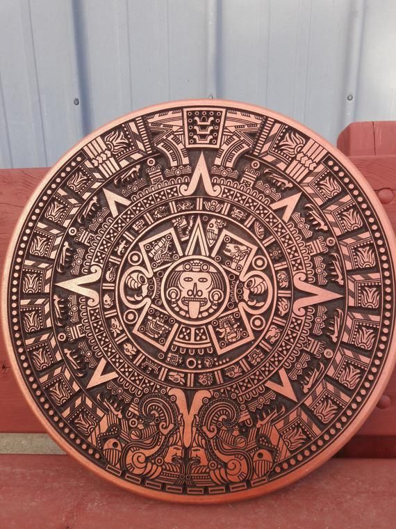 Aztec Calender Template Laser Cutting CDR File