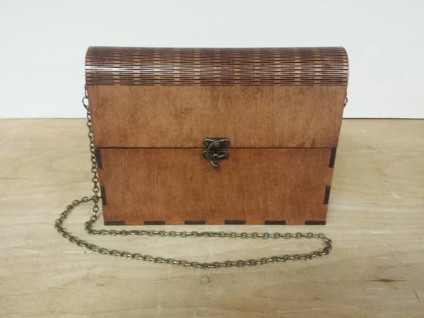 Bag Made of Wood CDR Vectors File