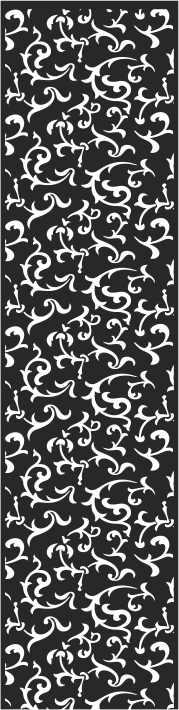 Black And White Abstract Swirl Pattern Laser Cut CDR File
