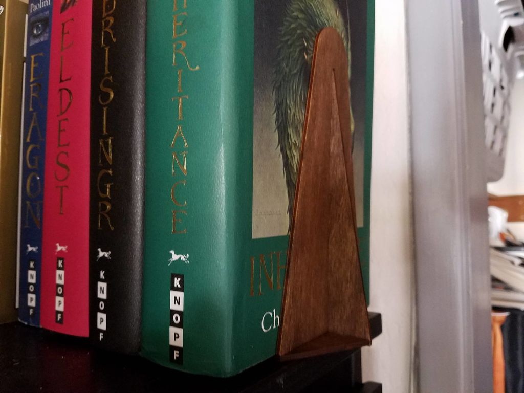 Book End Wooden Stand Stopper DXF File