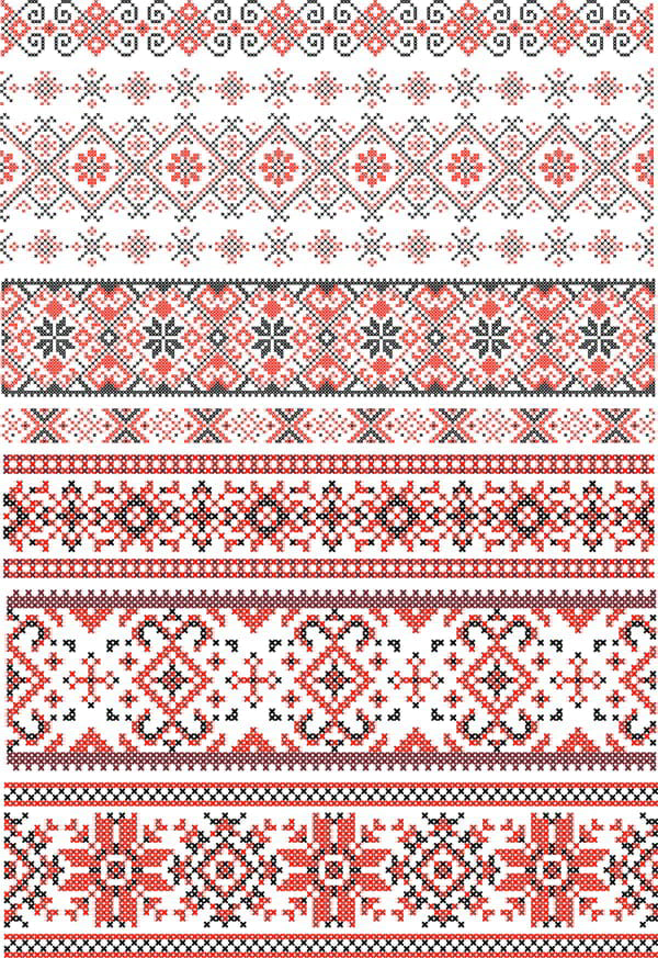 Border Lace Design Ornament Template Free Vector File