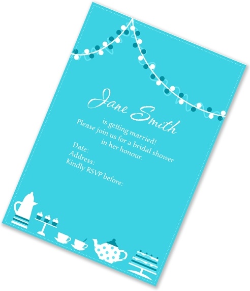 Bridal Invitation Card Free Vector CDR File