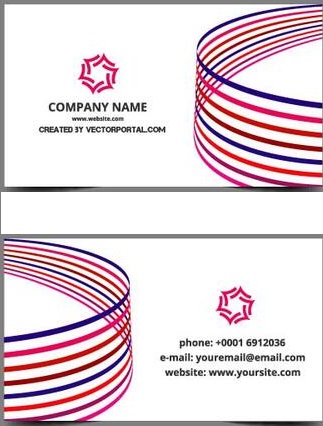 Business Card Template in Vector Format for Free