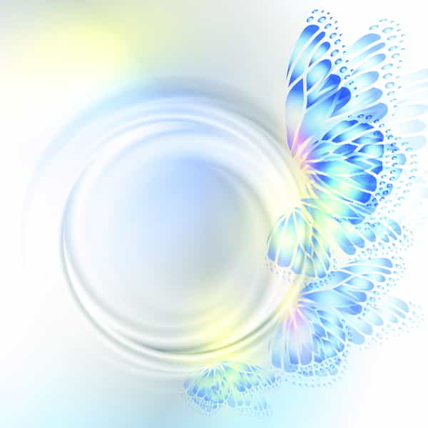 Butterfly Abstract Background Free Vector