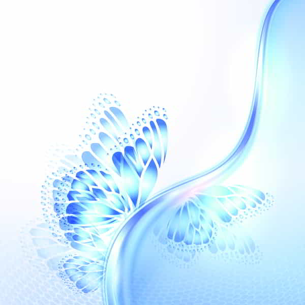 Butterfly Wings Abstract Background Free Vector