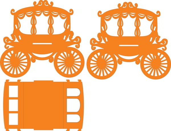 Carriage Cart CDR File
