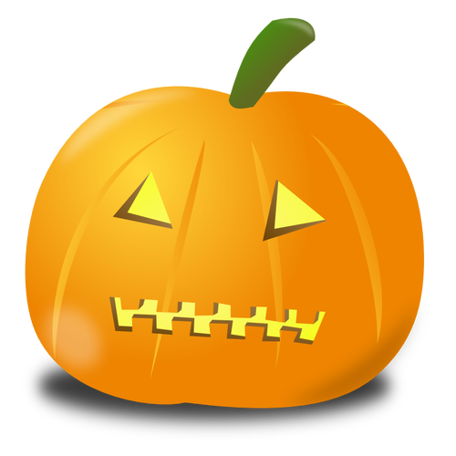 Cartoon Pumpkin Vector SVG File