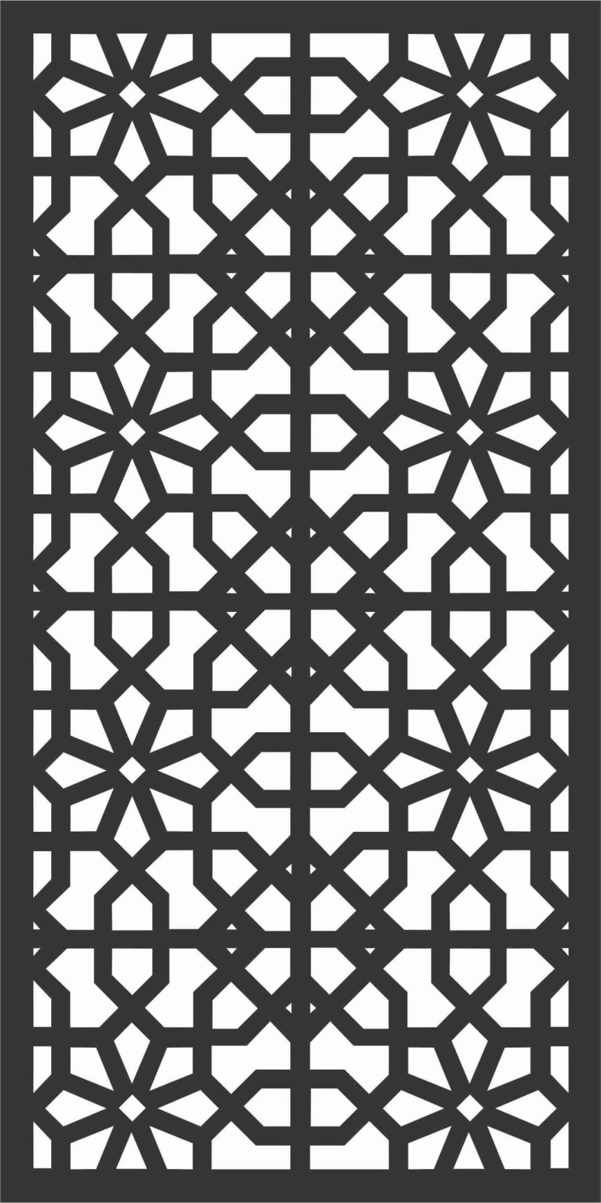 Ceitic Knot Grill Screen Panel DXF File