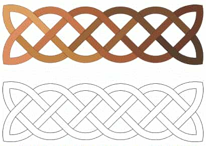 Celtic Knot 2D Design Vector File