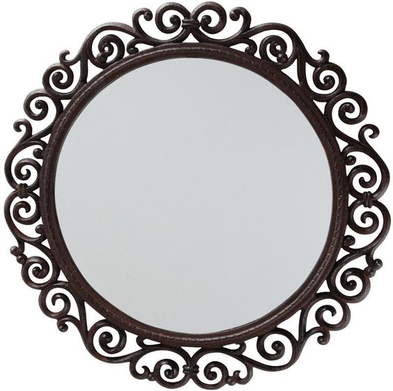 Circular Mirror Frame Free Free Vector DXF File
